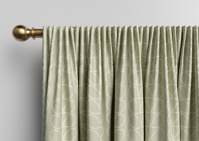 Orla Kiely Linear Stem, Pebble - Made to Measure Curtains - Image 9